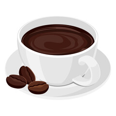 Obraz premium Vector icon image of Coffee one of the most common food flavors