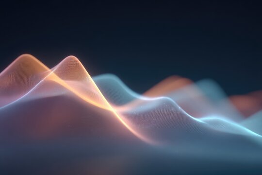 abstract representation of quantum technology concepts using vibrant colors and geometric shapes merging digital aesthetics