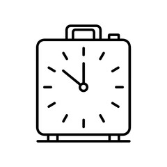 Stopwatch displaying time in simple design