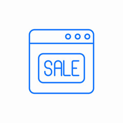 sale icon icon sign vector