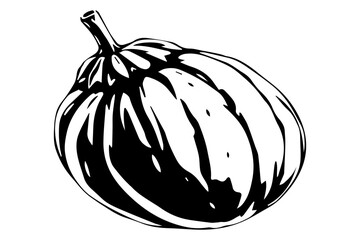 Boxwood fruit nature-inspired drawing