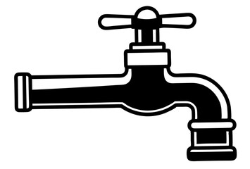 fauced  silhouette vector