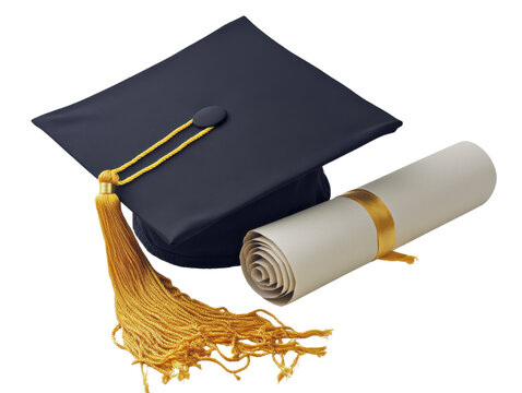 Bachelor's Graduation Cap & Diploma (Toga y Birrete) PNG - Academic Achievement