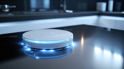 Modern Induction Cooktop Control Panel