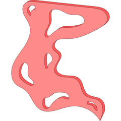 Obraz premium Abstract Smoke Shape
