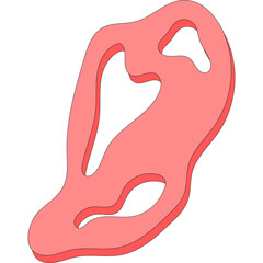 Abstract Smoke Shape