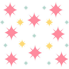 Groovy Sparkles Seamless Pattern