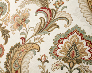 Architectural niche framed by intricate floral arabesques in soft earth hues
Nicho arquitectónico enmarcado por arabescos florales intrincados en tonos tierra suaves