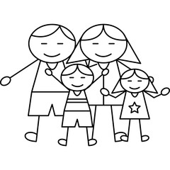 Stick Figure Family