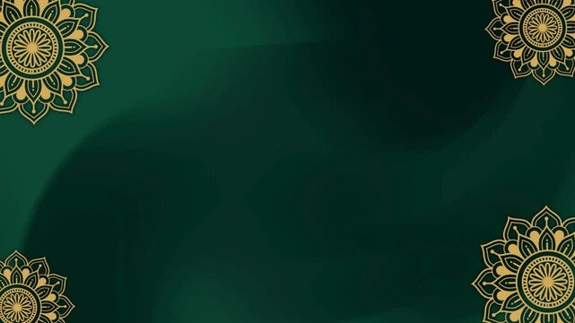 Islamic Mandala rotates  background