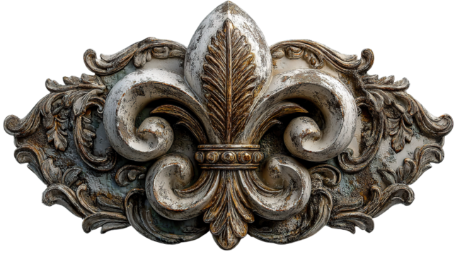 An old temple door features an antique golden lion head knocker, a detail of Asian art and culture