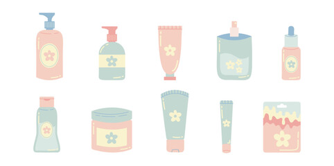 Hand Drawn Skincare Product 