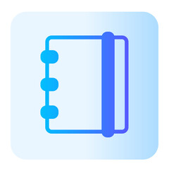 notebook gradient icon