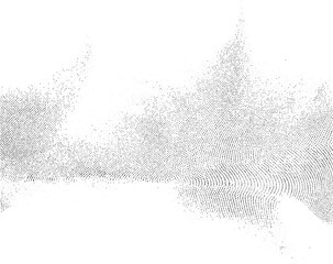 Abstract black and white of flowing undulating lines forming a mountainous landscape.