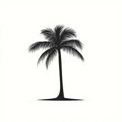 Obraz premium coconut tree icon illustration