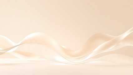 アイボリー色のオーガンジーと光のレース模様