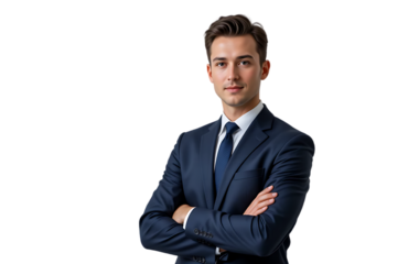 Confident Young Businessman Portrait Professional Headshot