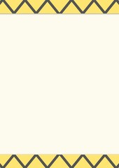 yellow background with a border