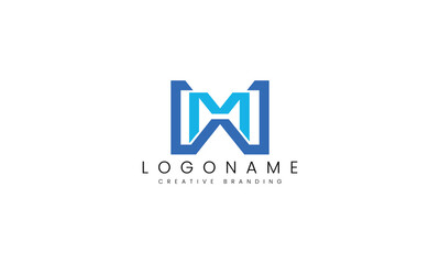 Minimalist MW Logo for Branding and Identity.