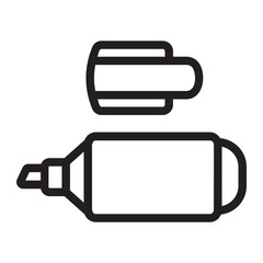 highlighter line icon