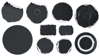  black and white hand holding a magnifying glass cutout hand halftone design element on whi png