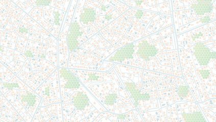 Abstract map downtown district. Geolocation your location on map with river and grid. Concept of planning and mapping a travel. Flat vector illustration