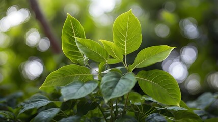 Fototapeta premium fresh green leaves