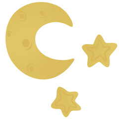 moon and stars