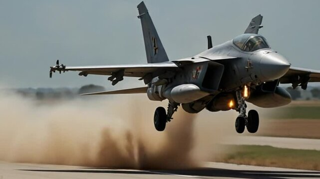 military jet fighter