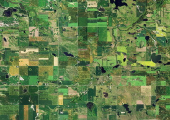 Fototapeta premium Top View Aerial Photograph