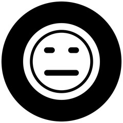 Expressionless Face Icon