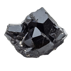 Black Quartz Crystal Cluster Natural Mineral Specimen
