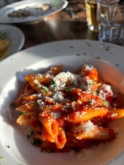 Gluten Free Spicy Penne Arrabiata Pasta