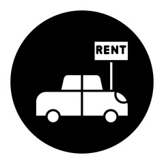 Rent Car Icon