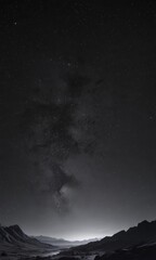 Inky black sky, countless twinkling stars, cosmic vastness , night sky,  starfield