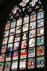 アントワープ：聖母大聖堂のステンドグラス、Cathedral of Our Lady in Antwerp