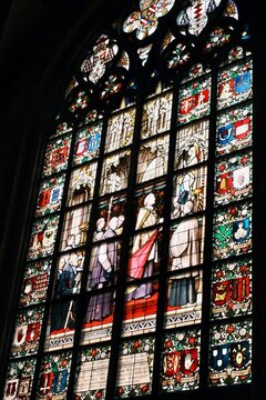 アントワープ：聖母大聖堂のステンドグラス、Cathedral of Our Lady in Antwerp