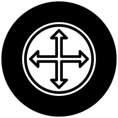 Obraz premium Intersection Icon