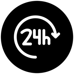 24 hours Icon