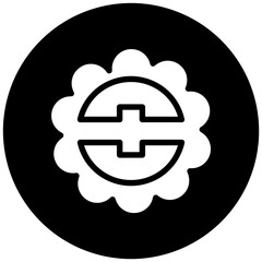 Fototapeta premium Moon Cake Icon