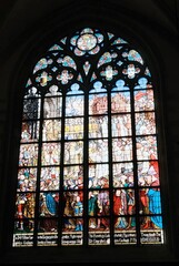 アントワープ：聖母大聖堂のステンドグラス、Cathedral of Our Lady in Antwerp
