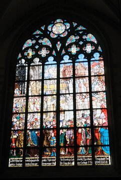 アントワープ：聖母大聖堂のステンドグラス、Cathedral of Our Lady in Antwerp