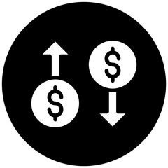 Profit Loss Vector Icon