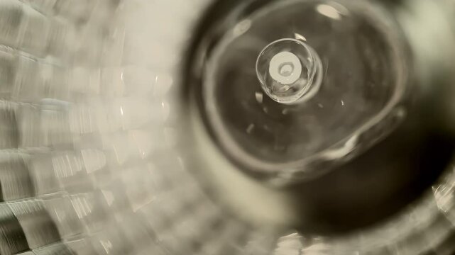 Unlit light bulb close up stock footage
