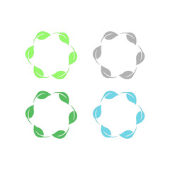 Obraz premium Organic Natural Product Sign Symbol Logo Vector