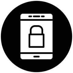 Screen lock Portrait Vector Icon