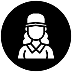 Cashier Female Icon