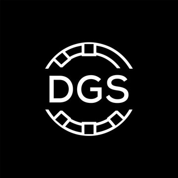 WebDGS letter logo. DGS blue image on white background. DGS Monogram logo design for entrepreneur and business. DGS best icon.
