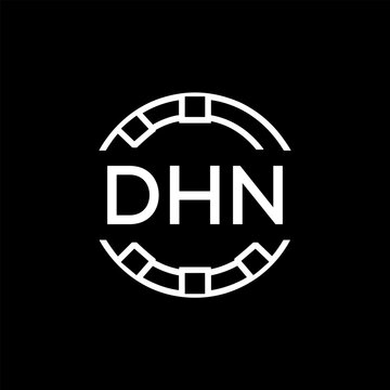 WebDHN letter logo. DHN blue image on white background. DHN Monogram logo design for entrepreneur and business. DHN best icon.
