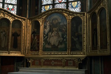 アントワープ：聖母大聖堂のステンドグラス、Cathedral of Our Lady in Antwerp